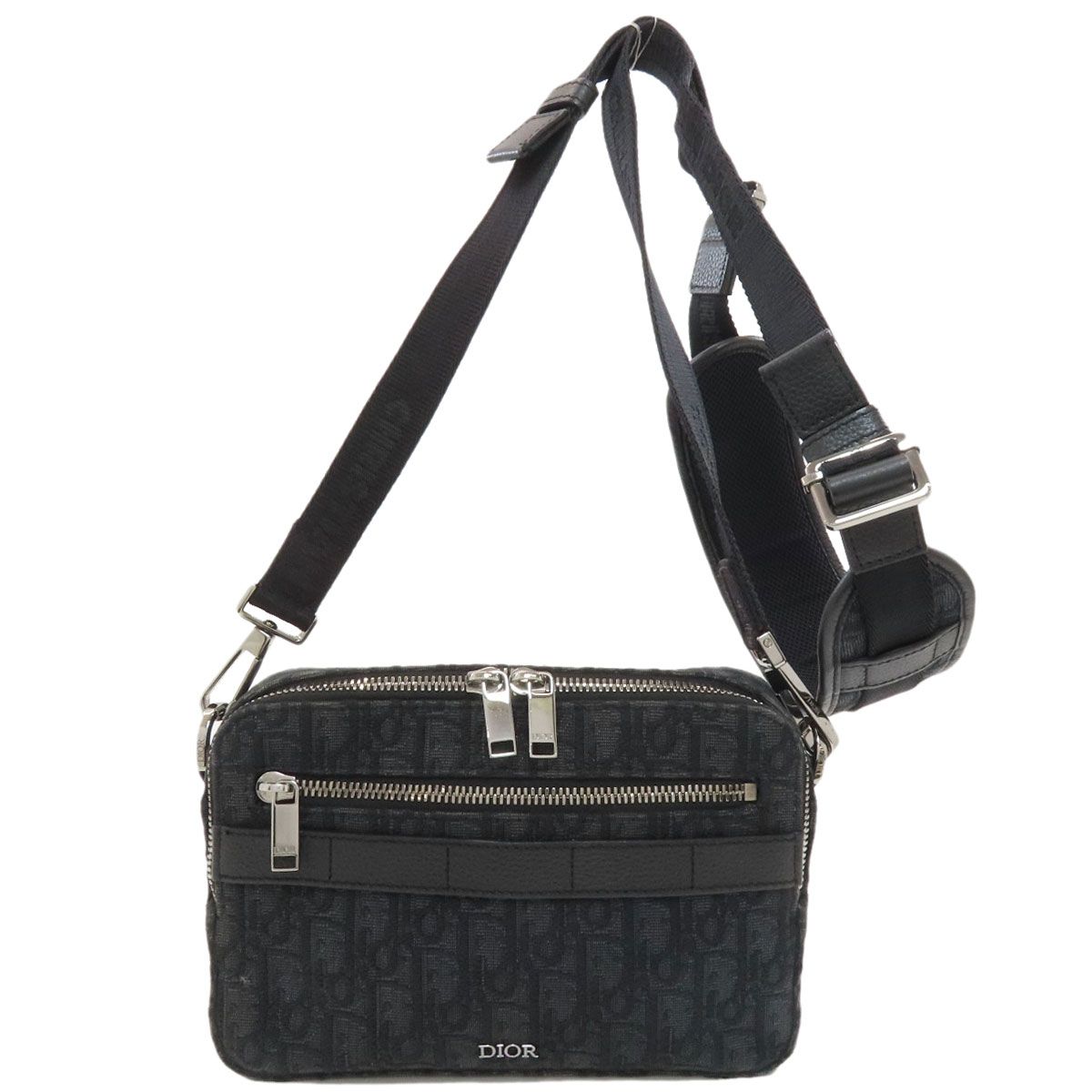 Dior Safari Oblique Shoulder Bag Canvas