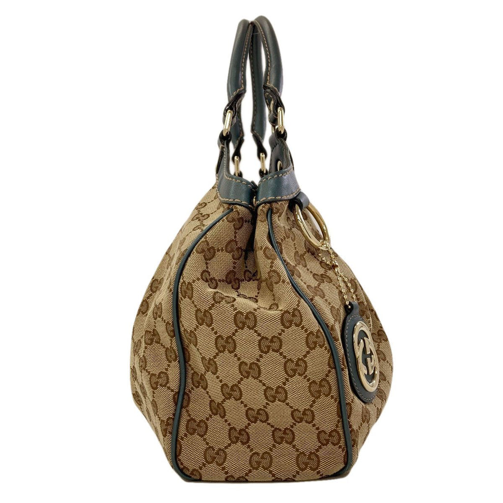 Gucci Sukey GG Tote Bag Canvas Leather — view 3