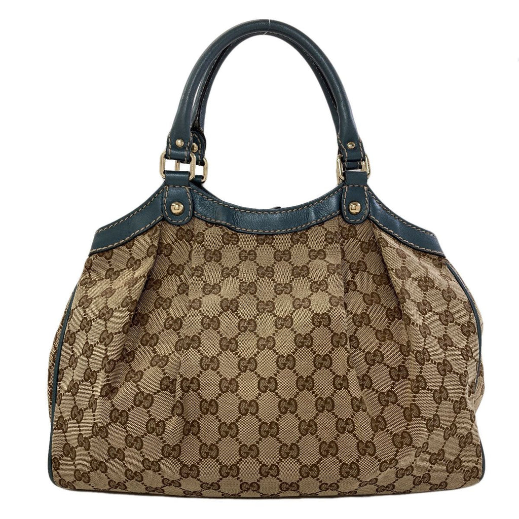 Gucci Sukey GG Tote Bag Canvas Leather — view 2