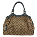 Gucci Sukey GG Tote Bag Canvas Leather