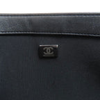 Chanel Boy Silver Shoulder Bag Calfskin — view 7