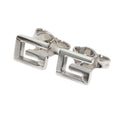Gucci G Logo Earrings 18K White Gold