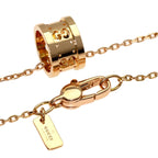 Gucci Icon Toile Necklace 18K Pink Gold — view 2