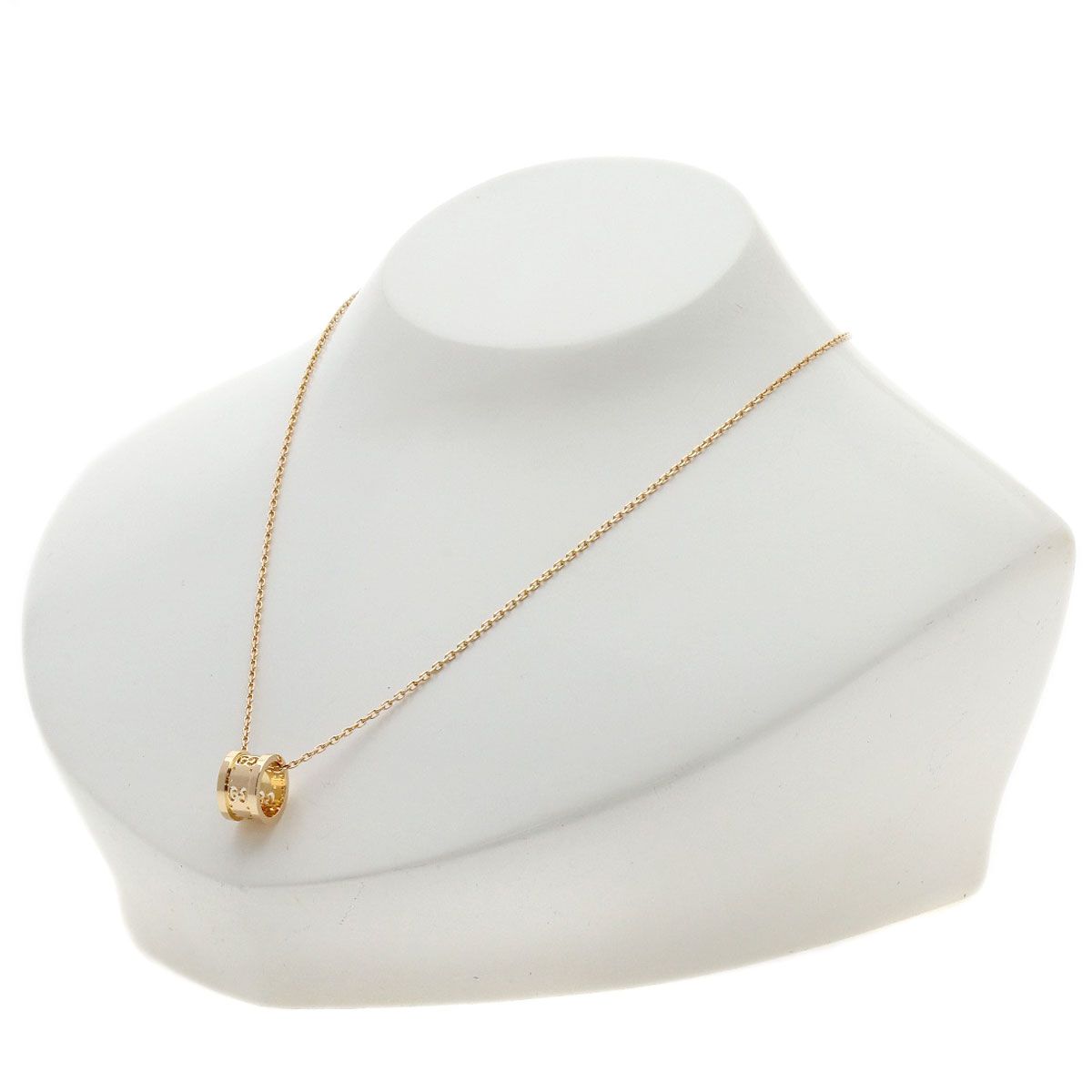 Gucci Icon Toile Necklace 18K Pink Gold — view 4