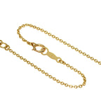 Dior CD Logo Diamond Necklace 18K Yellow Gold — view 3