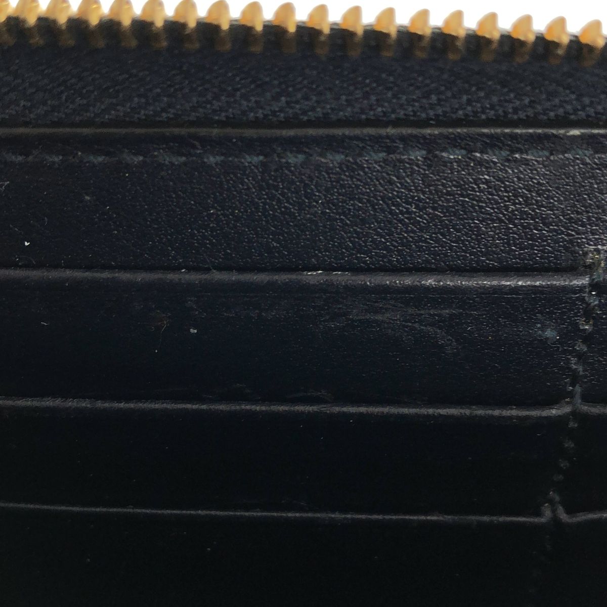 Gucci Horsebit 1955 Round Zip Wallet Beige Navy — view 7