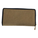 Gucci Horsebit 1955 Round Zip Wallet Beige Navy — view 2