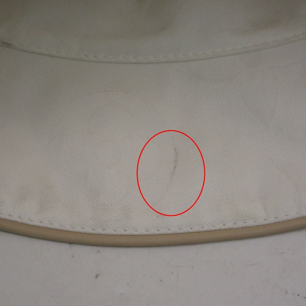 Louis Vuitton Bucket Hat Glam Hat Reversible Monogram White Beige — view 5
