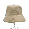 Louis Vuitton Bucket Hat Glam Hat Reversible Monogram White Beige