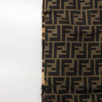Fendi Scarf Zucca Pattern Mink Fur Brown — view 5