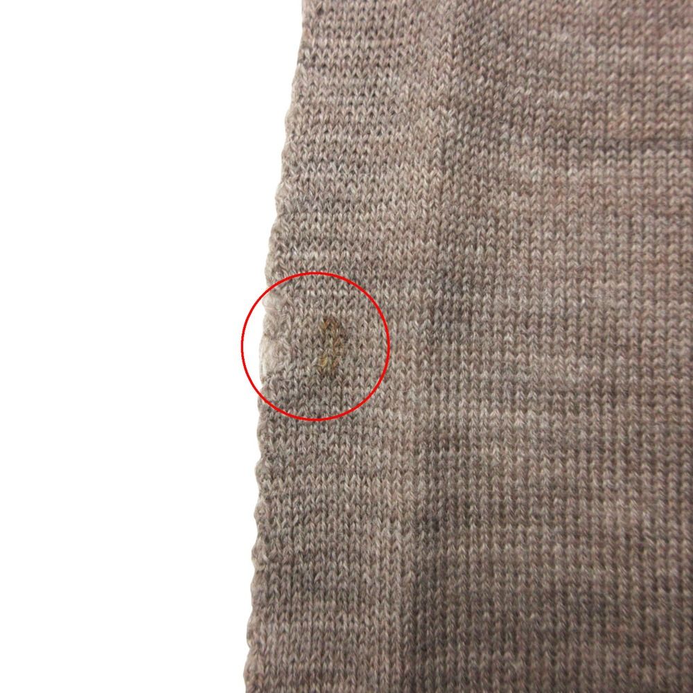 Gucci Scarf Shawl Webbing Wool Brown — view 4