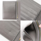 Celine Bifold Wallet Medium Strap Charcoal Tarnish Pink — view 6