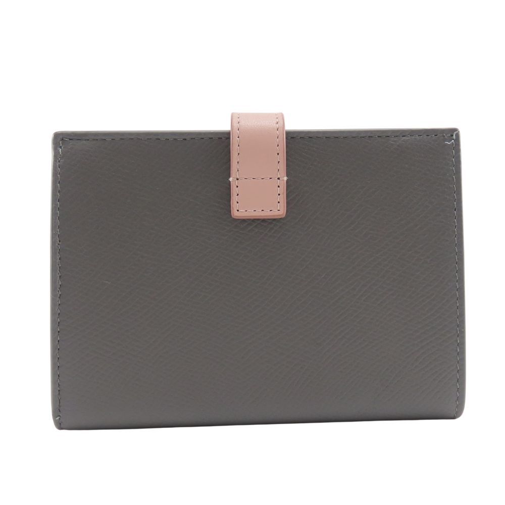 Celine Bifold Wallet Medium Strap Charcoal Tarnish Pink — view 2