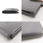 Celine Bifold Wallet Medium Strap Charcoal Tarnish Pink — view 4