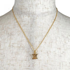 Celine Necklace Gold Plated Macadam — view 3