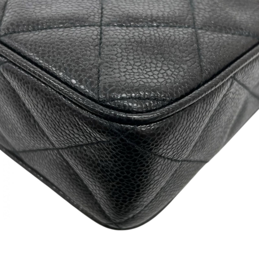 Chanel Shoulder Bag Black Coco Ball Charm — view 8