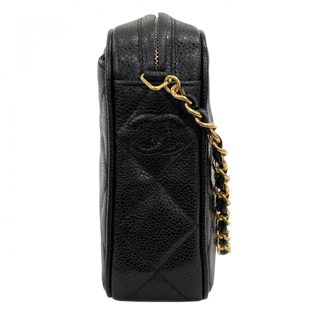 Chanel Shoulder Bag Black Coco Ball Charm — view 4
