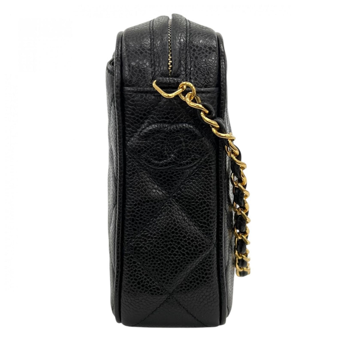 Chanel Shoulder Bag Black Coco Ball Charm — view 4
