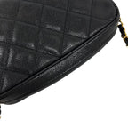 Chanel Shoulder Bag Black Coco Ball Charm — view 7