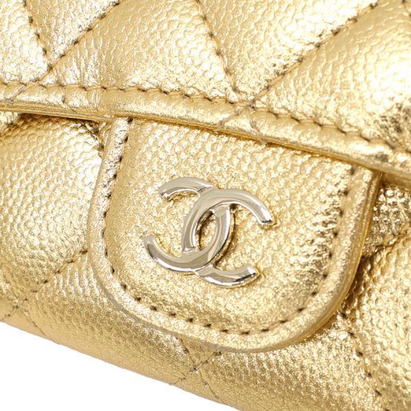 Chanel Quilted Caviar Coin Purse — view 5