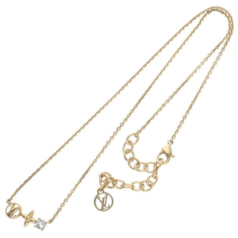 Louis Vuitton LV Circle Monogram Flower Necklace — view 2
