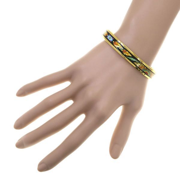 Hermes Enamel Bangle Bracelet — view 7