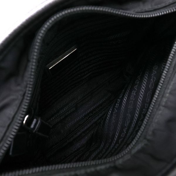 Prada Nylon Shoulder Bag Black — view 3