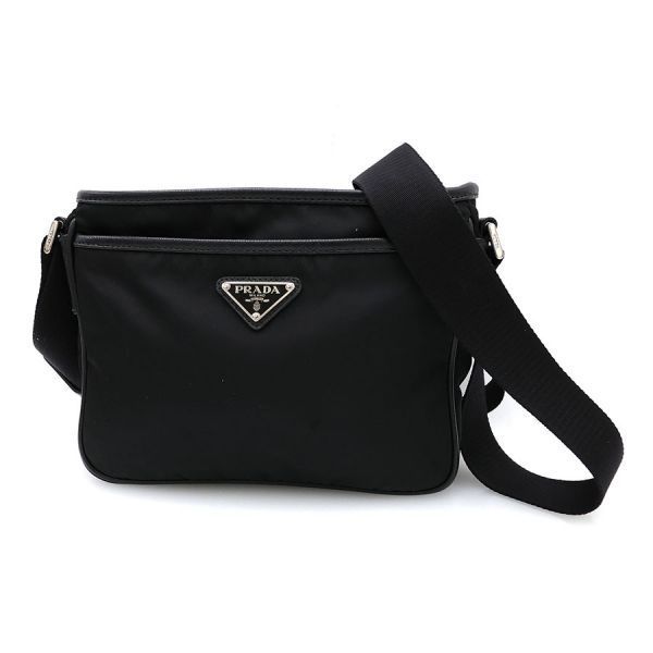 Prada Nylon Shoulder Bag Black