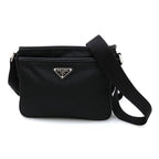Prada Nylon Shoulder Bag Black