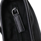 Prada Nylon Shoulder Bag Black — view 4