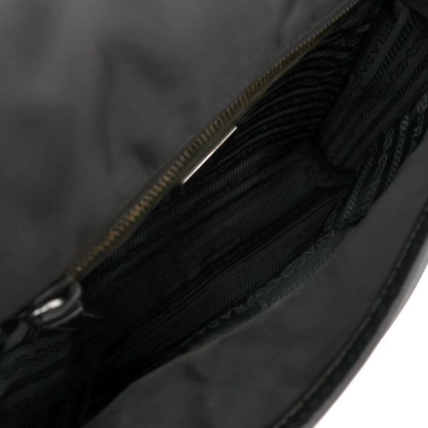 Prada Nylon Messenger Black — view 3