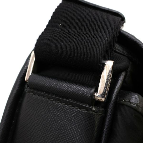 Prada Nylon Messenger Black — view 7