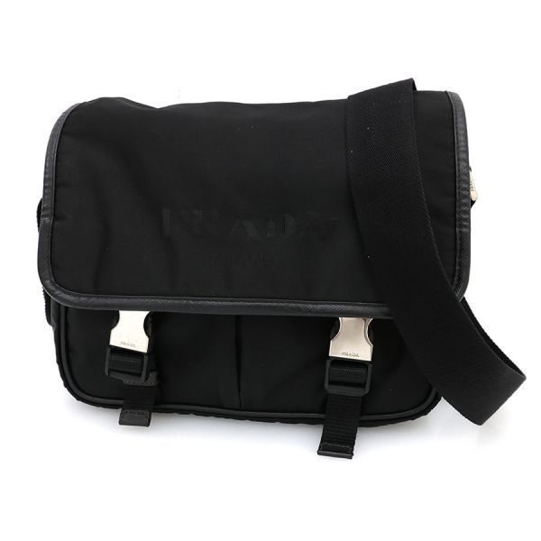 Prada Nylon Messenger Black