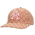 Gucci Mlb la Embroidery All Over Print Cap Hat