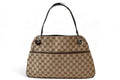 Gucci GG Canvas Tote Bag Brown Beige
