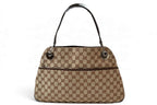 Gucci GG Canvas Tote Bag Brown Beige