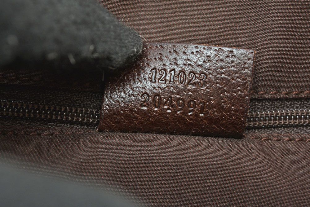 Gucci GG Canvas Tote Bag Brown Beige — view 7