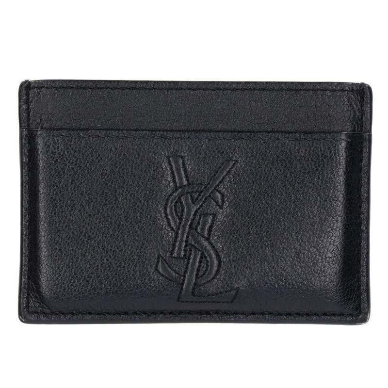 Saint Laurent YSL Stitch Leather Card Case