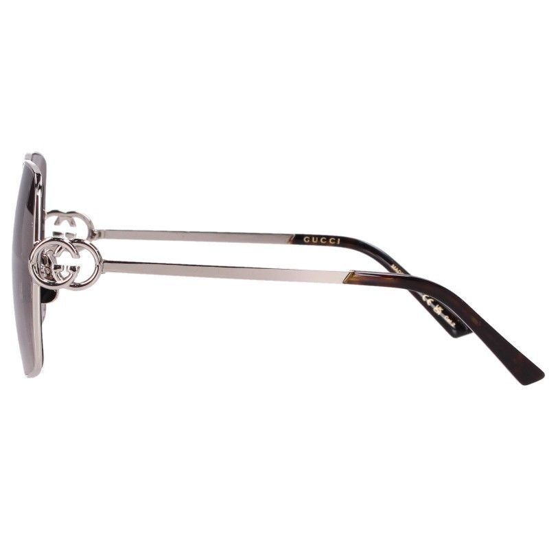 Gucci Metal Frame Square Shape Sunglasses 61 Eyewear — view 2