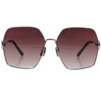 Gucci Metal Frame Square Shape Sunglasses 61 Eyewear