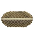 Gucci Tote Bag Scarlet Beige Dark Brown Leather — view 5