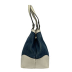 Gucci Tote Bag Craft Navy Ivory Leather — view 4