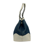 Gucci Tote Bag Craft Navy Ivory Leather — view 2