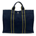 Hermes Tote Bag Fourre Tout MM Dark Navy Green