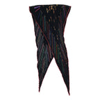 Hermes Vos Crayons Pleated Shawl Multicolor Scarf — view 3