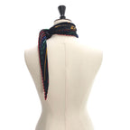 Hermes Vos Crayons Pleated Shawl Multicolor Scarf — view 2