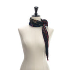 Hermes Vos Crayons Pleated Shawl Multicolor Scarf