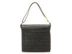 Chanel Choco Bar Lambskin Black Gold