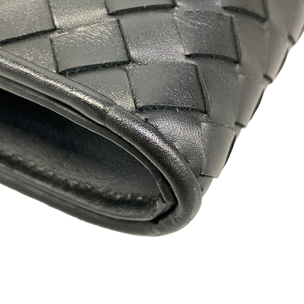 Bottega Veneta Second Bag Intrecciato Black Braided Leather — view 6