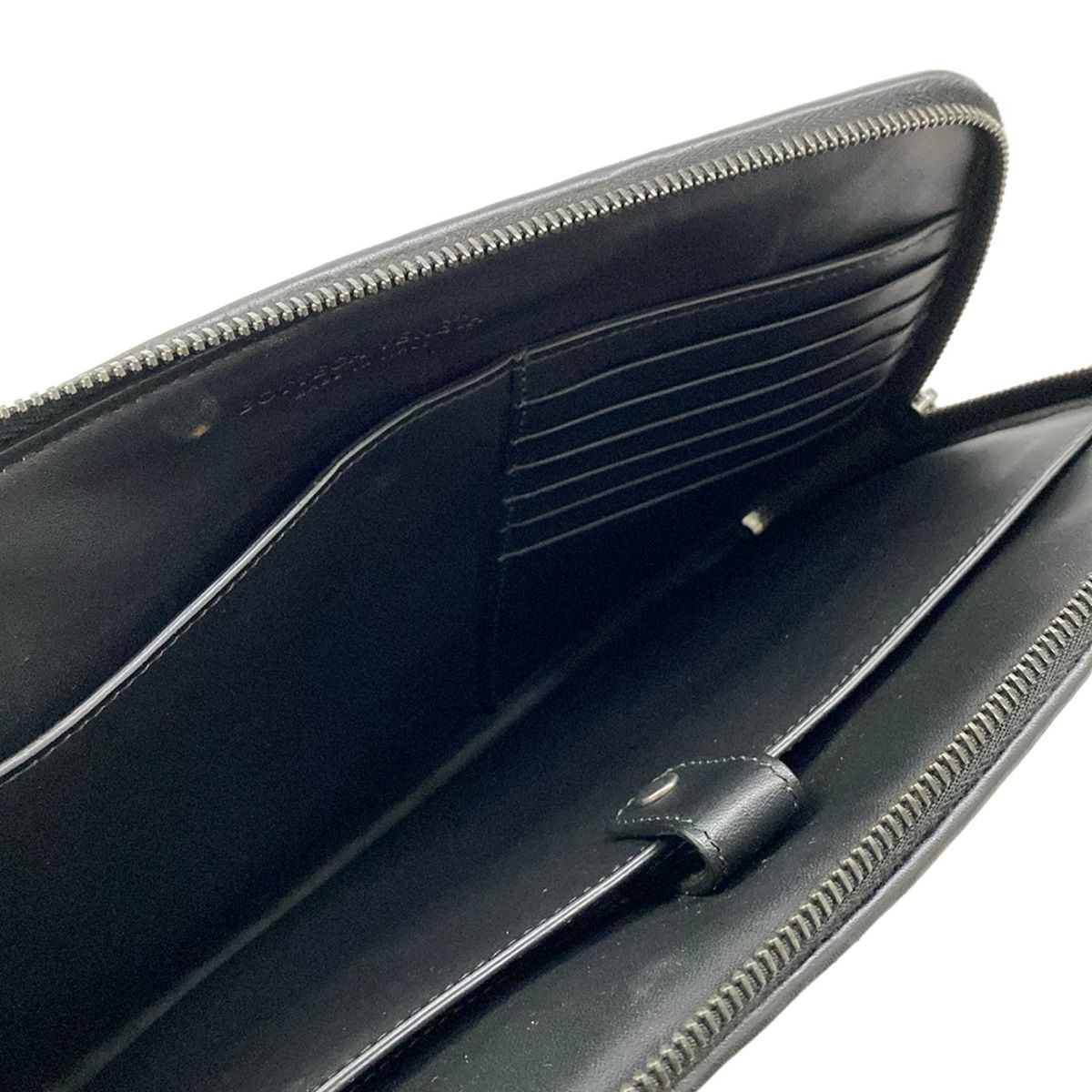 Bottega Veneta Second Bag Intrecciato Black Braided Leather — view 7